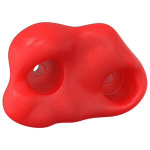 vidaXL Pr&eacute;hension d'escalade 2 pcs Rouge 100 x 67 x 43 mm PP