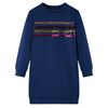 Robe sweatshirt pour enfants bleu marine 104