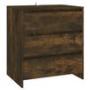 vidaXL Buffets 2 pcs Ch&ecirc;ne fum&eacute; Bois d'ing&eacute;nierie