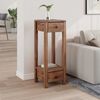vidaXL Support de Plante Marron 30 x 30 x 80 cm Bois d'Acajou
