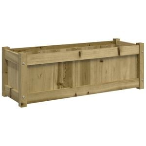 vidaXL Jardini&egrave;re d'ext&eacute;rieur 90x31x31 cm bois de pin impr&eacute;gn&eacute;