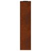 vidaXL Lumi&egrave;re de Chemin LED Solaire 2 pcs Bronze Acier patin&eacute;