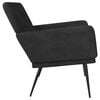 vidaXL Banc Noir 108x79x79 cm Velours