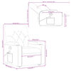 vidaXL Fauteuil inclinable de massage Noir Similicuir
