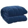 vidaXL Couverture lest&eacute;e Bleu 220x230 cm 15 kg Tissu