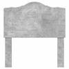 vidaXL T&ecirc;te de lit Gris b&eacute;ton 75 cm Bois d'ing&eacute;nierie