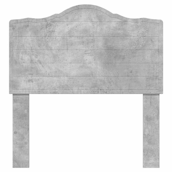 vidaXL T&ecirc;te de lit Gris b&eacute;ton 75 cm Bois d'ing&eacute;nierie
