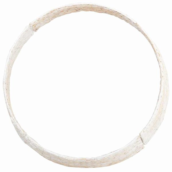 vidaXL Collier de sapin de No&euml;l Blanc 90 x 90 x 28 cm Jacinthe d'eau