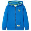 Sweat &agrave; capuche zipp&eacute; pour enfants bleu 92