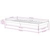 vidaXL Cadre de lit sans matelas marron miel bois massif