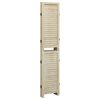 vidaXL Cloison de s&eacute;paration 4 panneaux 140x165 cm Bois de Paulownia