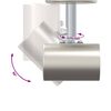 vidaXL Spot de plafond Nickel 6,5 x 6 x 11,5 cm M&eacute;tal