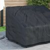 vidaXL Housse de banc de jardin Noir 130 x 95 x 40 / 80 cm Tissu 600D
