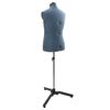 vidaXL Forme de Robe Ajustable F&eacute;minine Bleu 37.5-45.5 pouces tissu