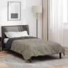 vidaXL Duvet d'&eacute;t&eacute; simple Gris clair et anthracite 220 x 135 cm