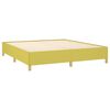 vidaXL Sommier &agrave; lattes de lit avec matelas Vert 180x200 cm Tissu
