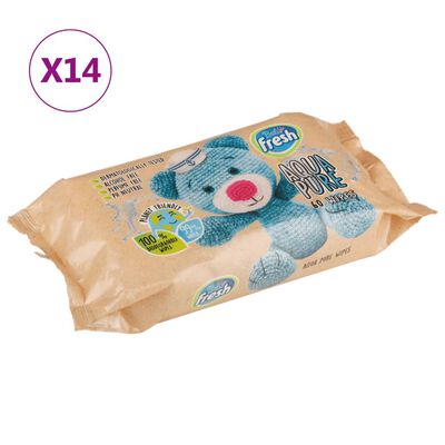 vidaXL Lingettes pour bébé 14 paquets 840 lingettes