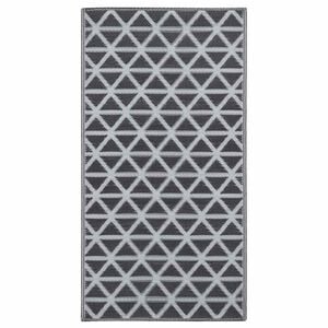 vidaXL Tapis d'ext&eacute;rieur ARAKIL noir 120x180 cm PP