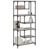 vidaXL Biblioth&egrave;que sonoma gris 81x36x176 cm bois d'ing&eacute;nierie
