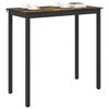 vidaXL Table de salle &agrave; manger / Table de repas Bois d'ing&eacute;nierie