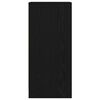vidaXL Buffet ch&ecirc;ne noir 29,5x34x76 cm bois d'ing&eacute;nierie