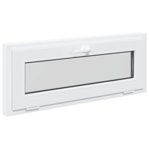 vidaXL Fen&ecirc;tre de sous-sol RISOR 110 x 40 cm PVC et verre