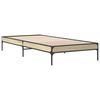 vidaXL Cadre de lit sans matelas ch&ecirc;ne sonoma 90x200 cm