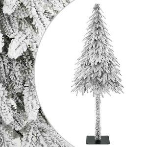 vidaXL Sapin de No&euml;l artificiel Blanc 120 cm Poly&eacute;thyl&egrave;ne et M&eacute;tal