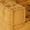 vidaXL Canapé modulaire 2 pcs Jaune 140 x 70 x 56 cm tissu