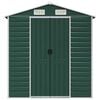 vidaXL Abri de jardin vert 191x640x198 cm acier galvanis&eacute;