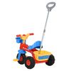 vidaXL Tricycle pour enfants avec poign&eacute;e pour parents Multicolore