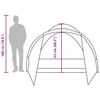 vidaXL Tente de p&ecirc;che 2 personnes marron imperm&eacute;able