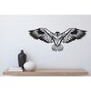 Homemania D&eacute;coration murale Aigle 100x44 cm Acier Noir