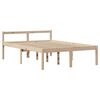 vidaXL Lit biblioth&egrave;que sans matelas 135x190 cm bois de pin massif