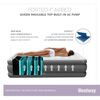 Bestway Matelas pneumatique Fortech 2 places anthracite et gris clair