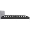 vidaXL Cadre de lit Gris Similicuir 180x200 cm