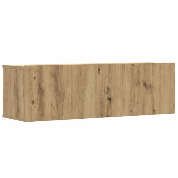 vidaXL Ensemble de meuble TV mural 6 pcs ch&ecirc;ne artisanal