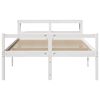 vidaXL Lit pour personne &acirc;g&eacute;e avec t&ecirc;te de lit sans matelas 160x200 cm