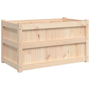 vidaXL Jardini&egrave;re d'ext&eacute;rieur 90x50x50 cm bois de pin massif