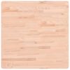 vidaXL Dessus de table 70x70x2,5 cm carr&eacute; bois massif de h&ecirc;tre