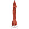 vidaXL Tissu de remplacement de parasol d'ext&eacute;rieur Terre cuite 500 cm