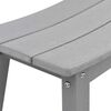 vidaXL Tabouret de bar 2 pcs Gris clair 52 x 43 x 73,5 cm HDPE