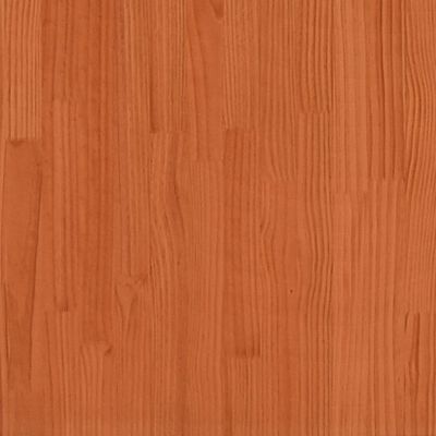 vidaXL Cadre de lit cire marron 90x200 cm bois de pin massif