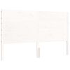 vidaXL Cadre de lit sans matelas blanc 160x200 cm bois de pin massif