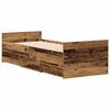 vidaXL Cadre de lit sans matelas vieux bois 90x200 cm bois ing&eacute;nierie