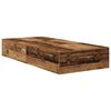 vidaXL Cadre de lit avec rangement Bois Ancien 90 x 200 cm
