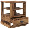 vidaXL Cabinet de chevet Bois ancien 50 x 50 x 60 cm Bois d'ing&eacute;nierie