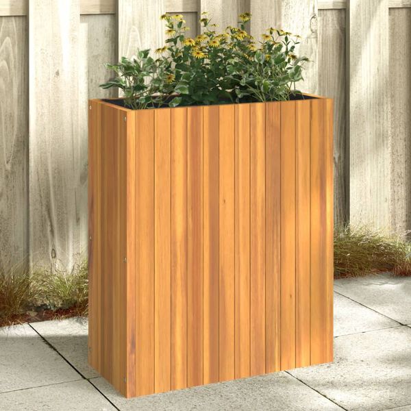 vidaXL Jardini&egrave;re 59x27,5x70 cm bois massif d'acacia