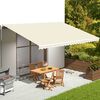 vidaXL Tissu de remplacement pour auvent Cr&egrave;me 6x3,5 m