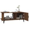 vidaXL Table basse Ch&ecirc;ne marron 90x50x40 cm Bois d'ing&eacute;nierie